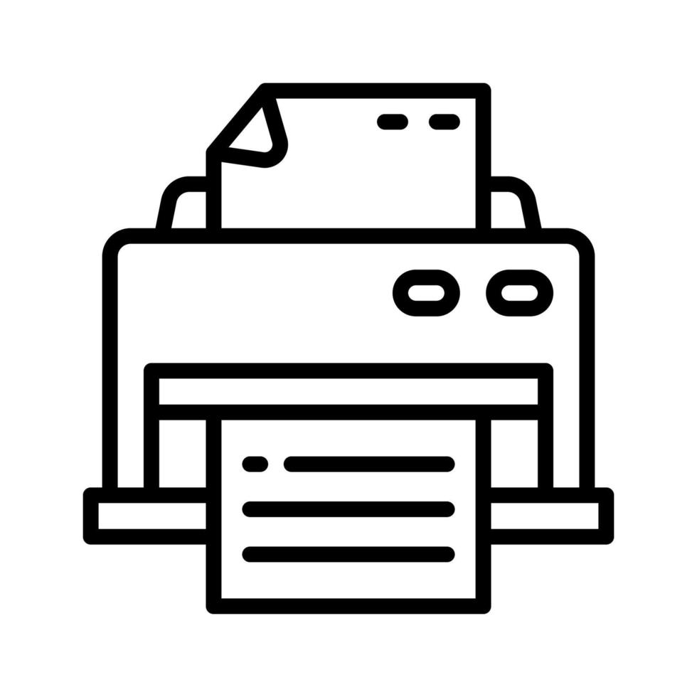 printer icon for your website, mobile, presentation, and logo design. vector