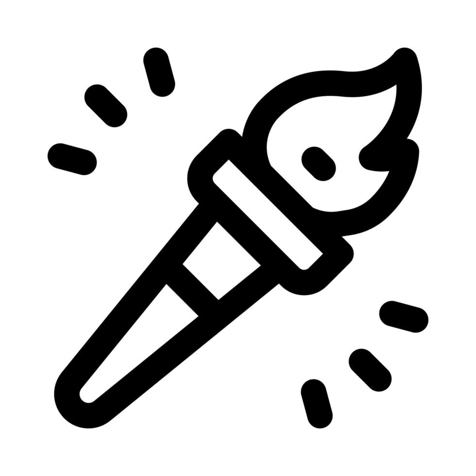 torch icon for your website, mobile, presentation, and logo design. vector
