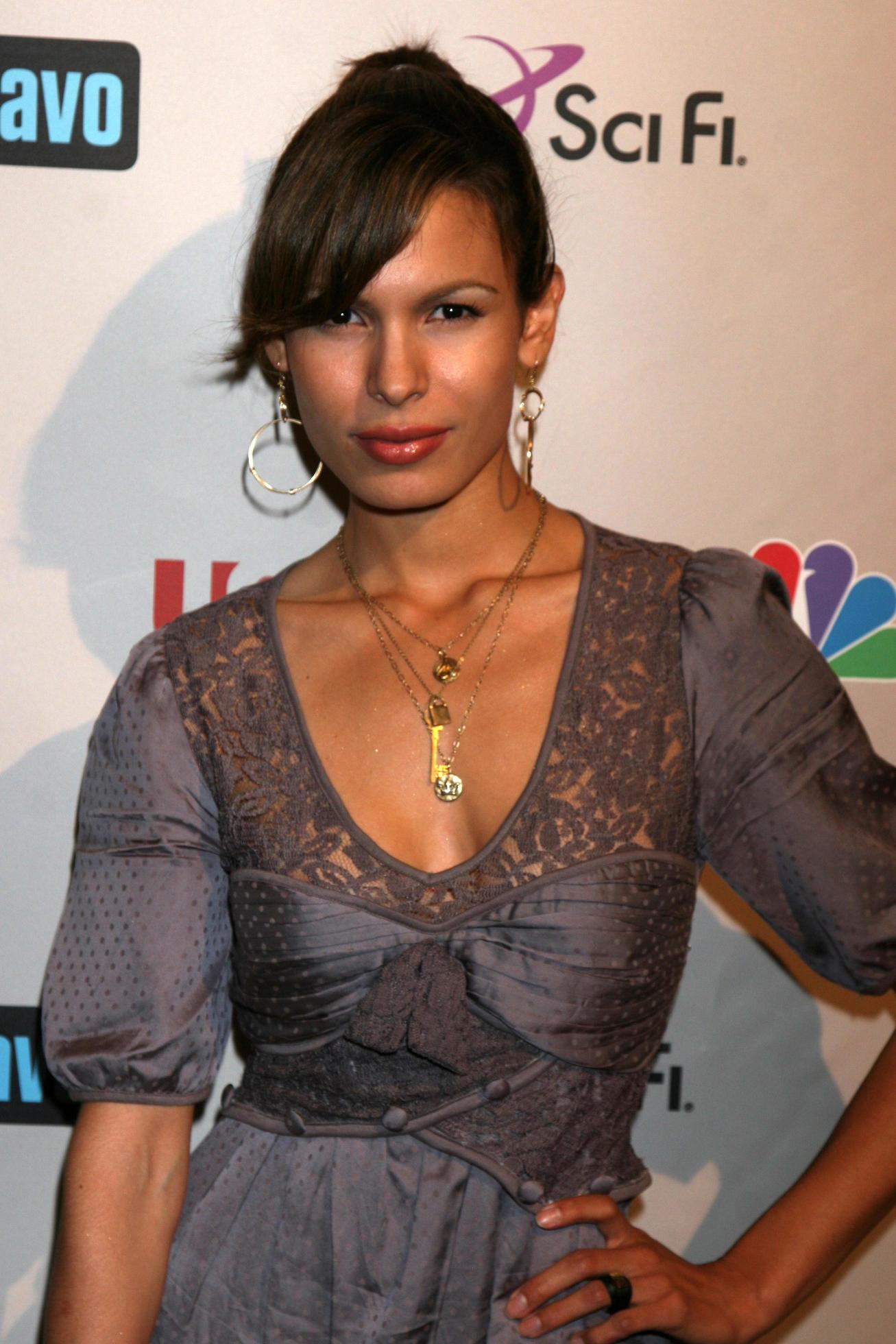 Nadine Velazquez arriving at the NBC TCA Party at the Beverly Hilton