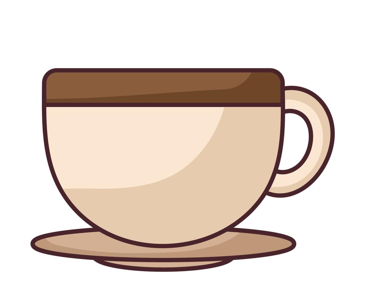 coffee mug illustration vector