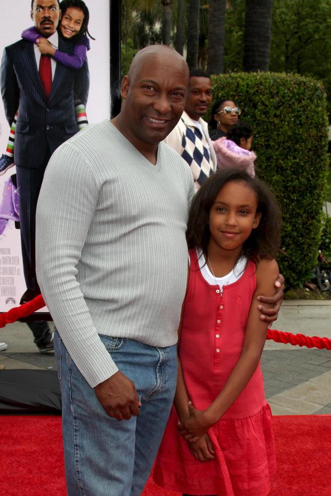 John Singleton  Daughter arriving at the Image That Premiere at the Paramount Theater on the Paramount Lot in Los Angeles CA on June 6 2009 2009 photo