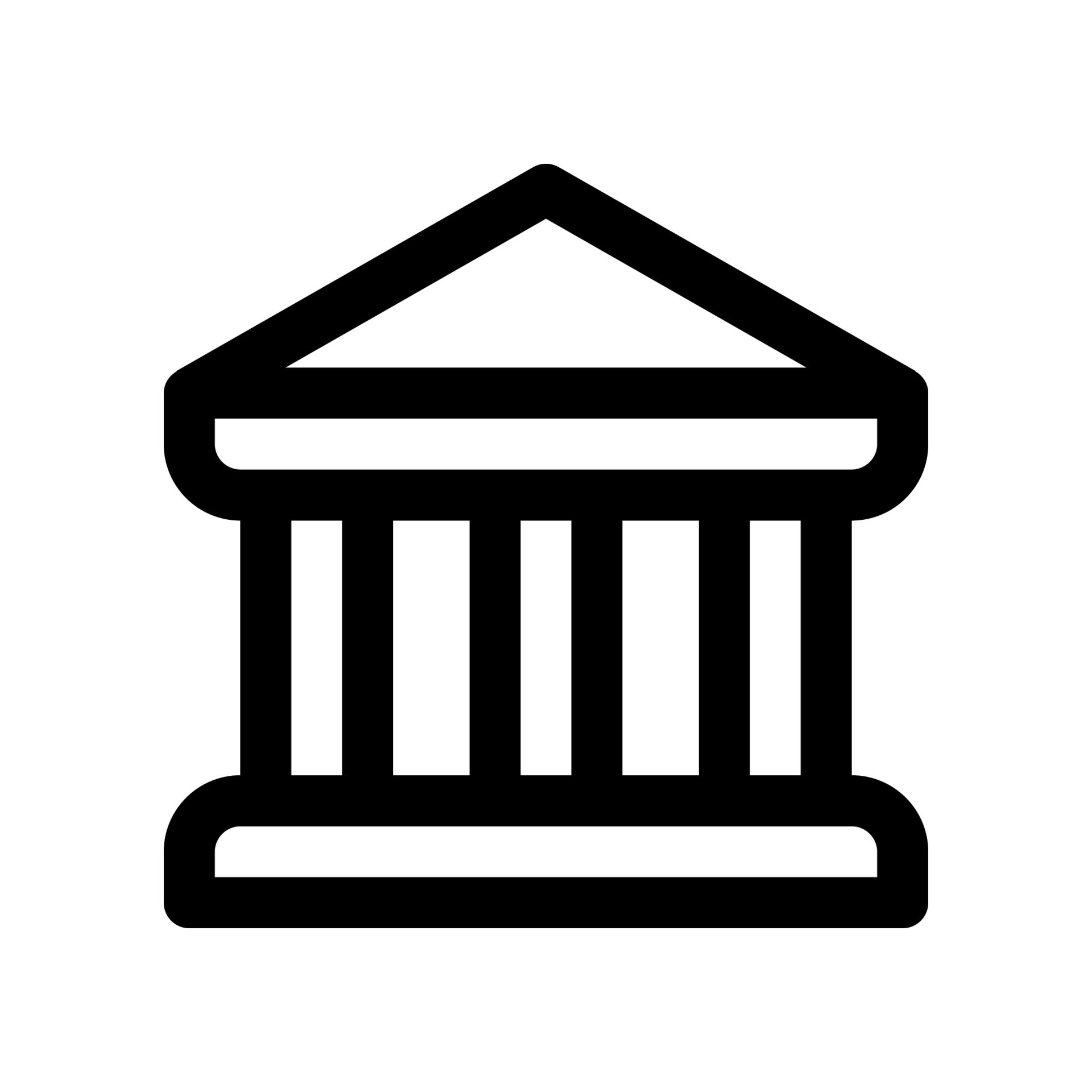 Bank Icon For Your Website Design Logo App UI 21375941 Vector Art 