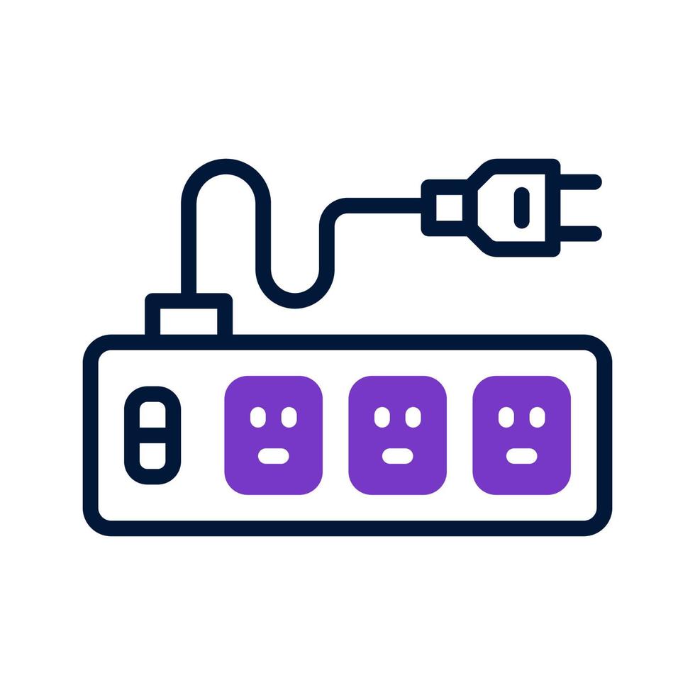 power strip icon for your website, mobile, presentation, and logo design. vector