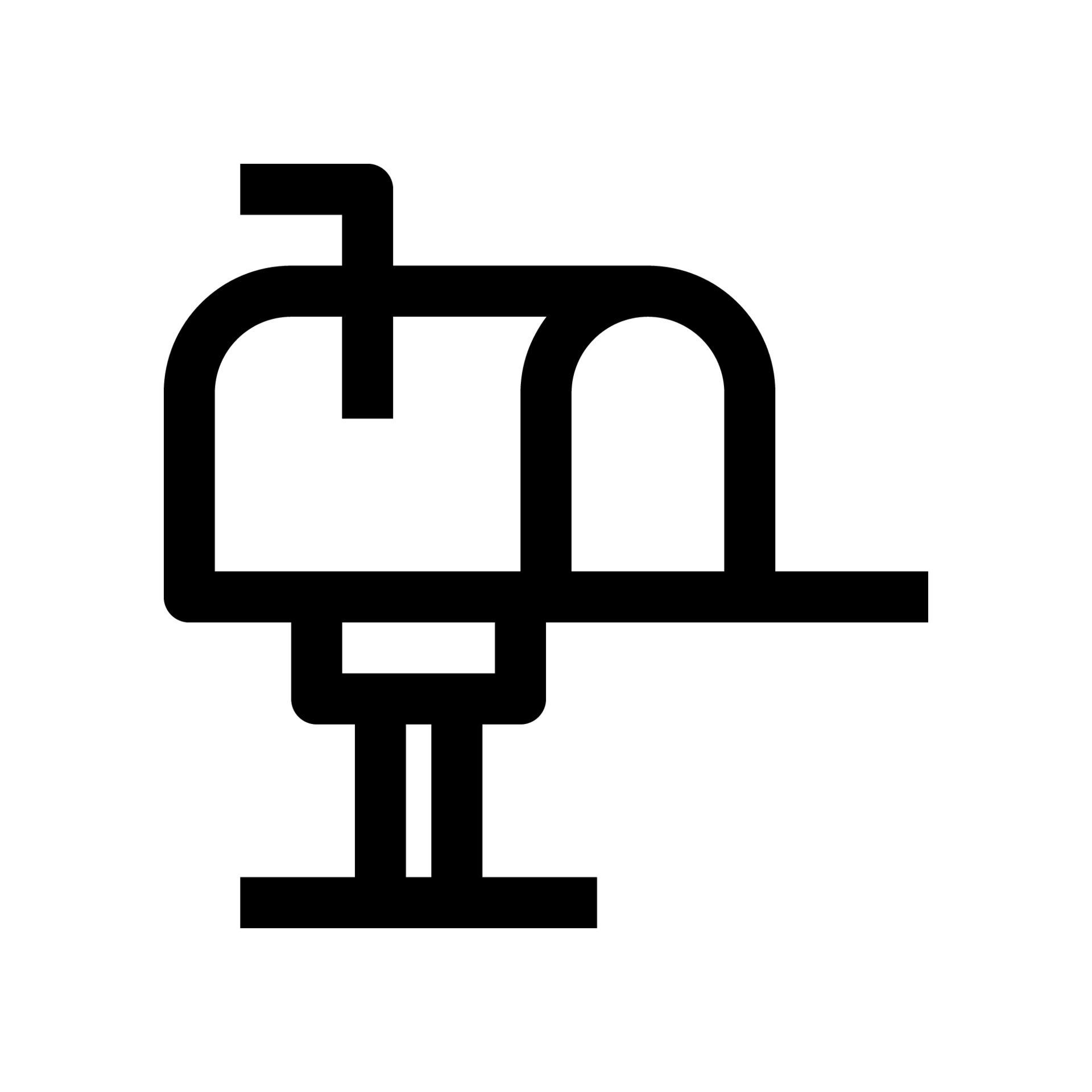 mailbox icon for your website, mobile, presentation, and logo design