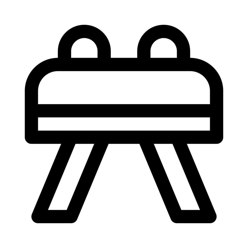 vaulting horse icon for your website, mobile, presentation, and logo design. vector