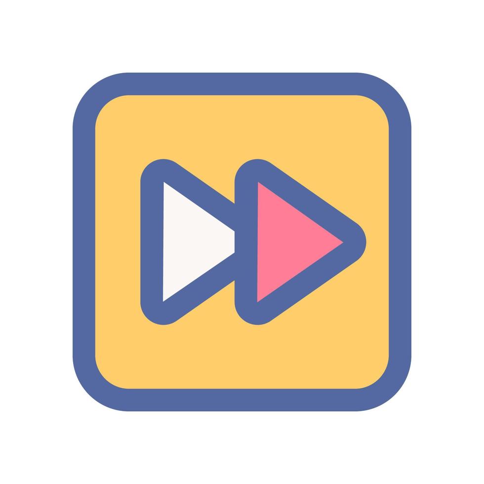 fast forward icon for your website design, logo, app, UI. vector