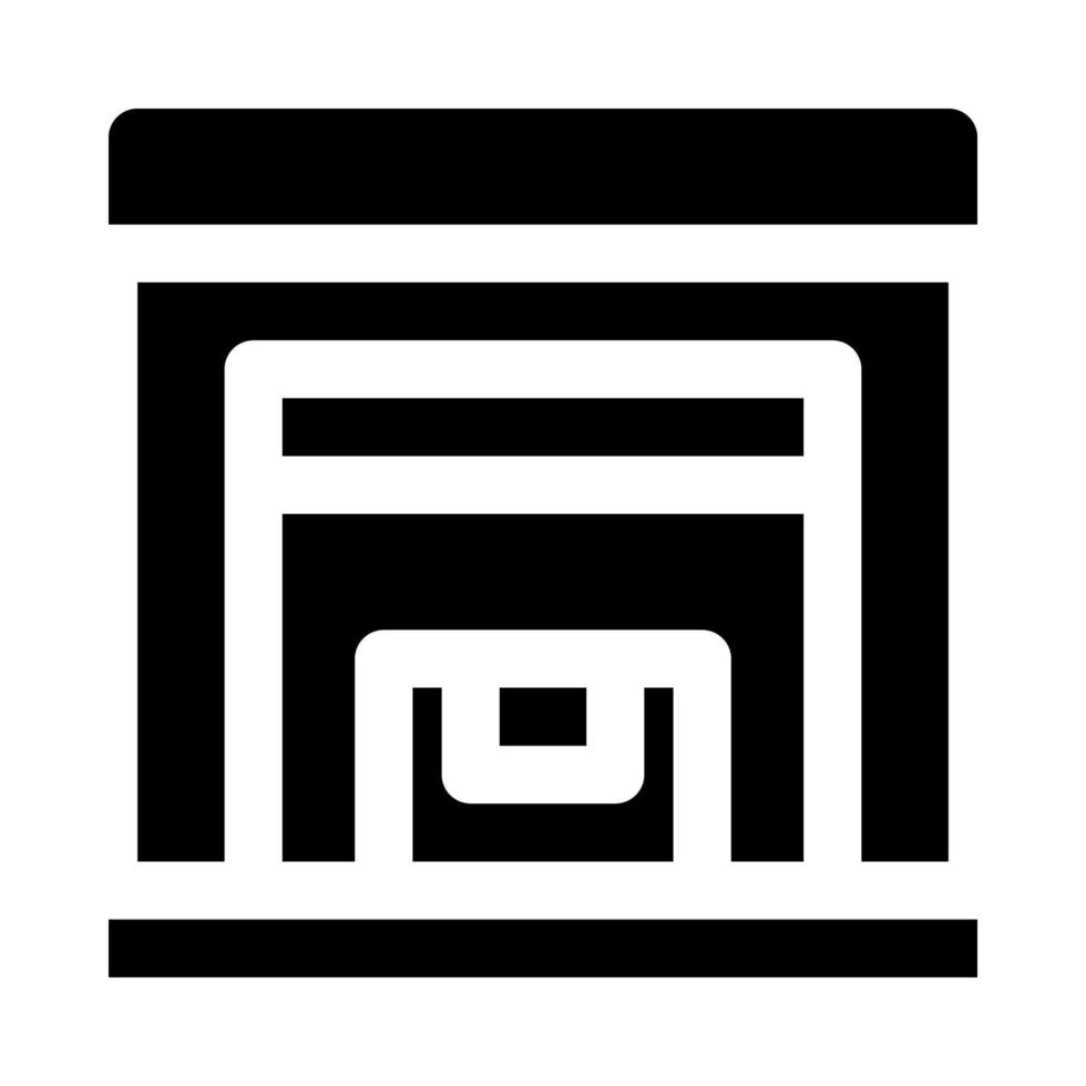 warehouse icon for your website, mobile, presentation, and logo design. vector