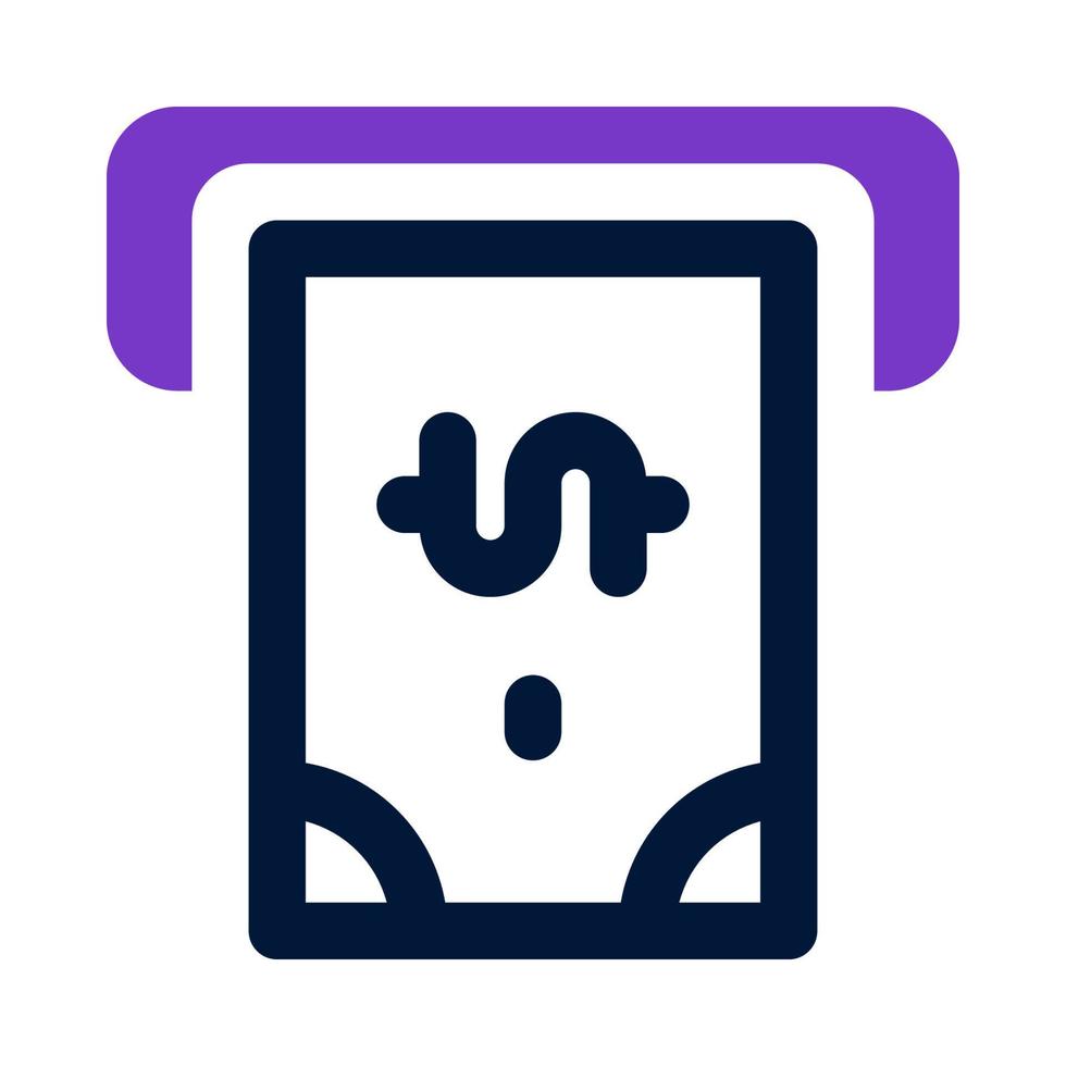 atm machine icon for your website, mobile, presentation, and logo design. vector