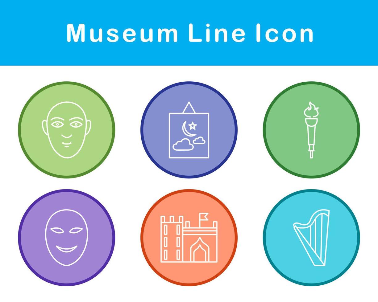 Museum Vector Icon Set