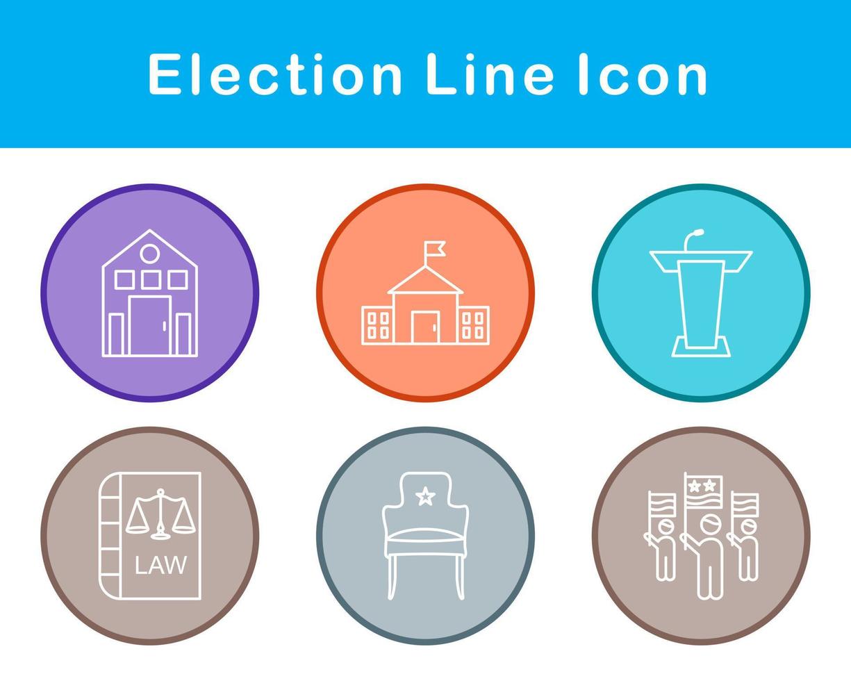 elección vector icono conjunto