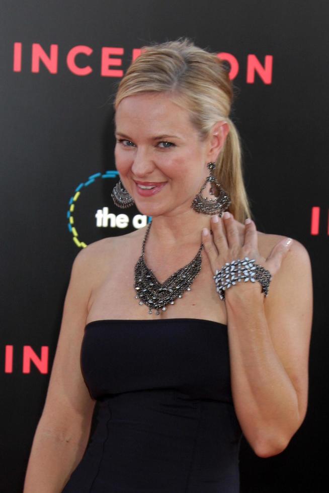 LOS ANGELES JUL 13 Sharon Case wearing her jewelry line arrives at the