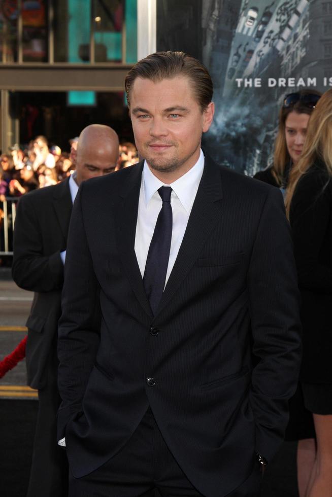 LOS ANGELES  JUL 13  Leonardo DiCaprio arrives at the Inception Premiere at Graumans Chinese Theater on July13 2010 in Los Angeles CA photo