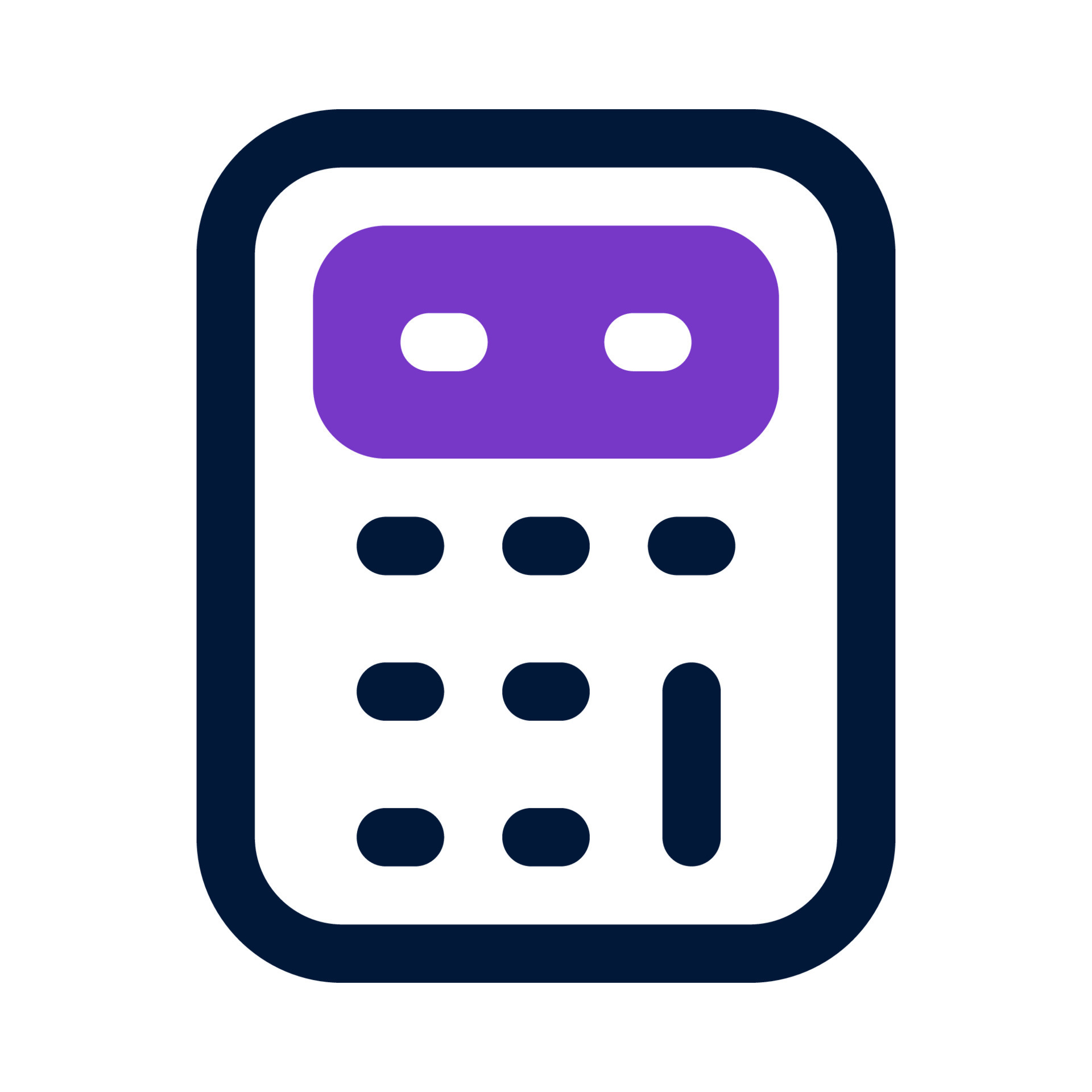 calculator icon for your website, mobile, presentation, and logo design