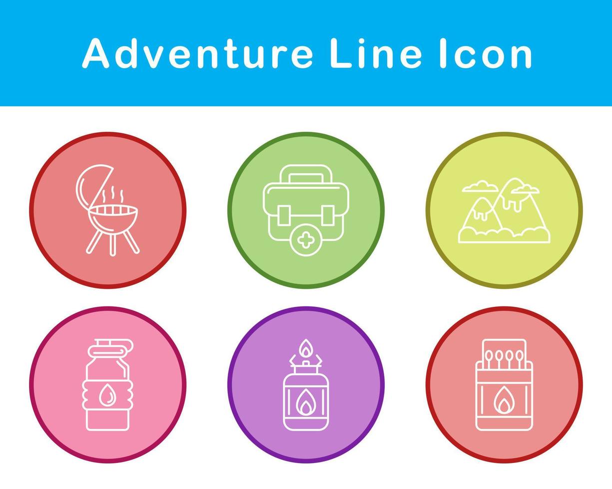 Adventure Vector Icon Set