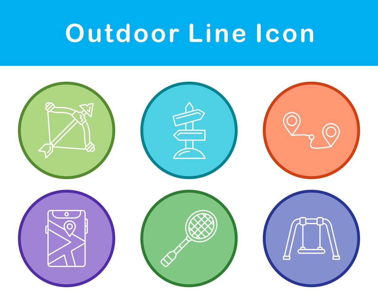 Outdoor Vector Icon Set