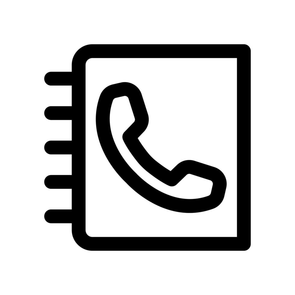 phone book icon for your website design, logo, app, UI. vector