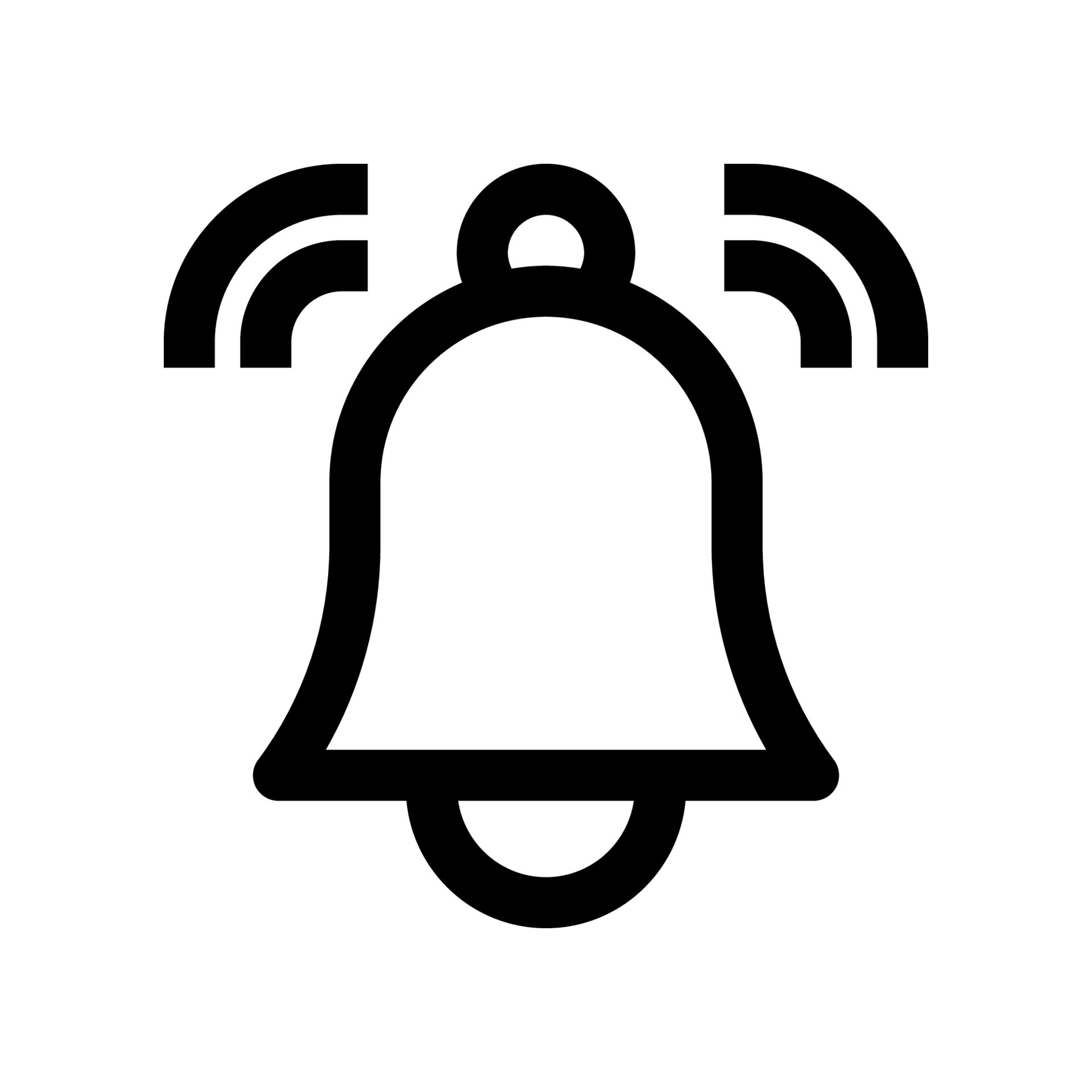 bell icon for your website mobile presentation and logo design