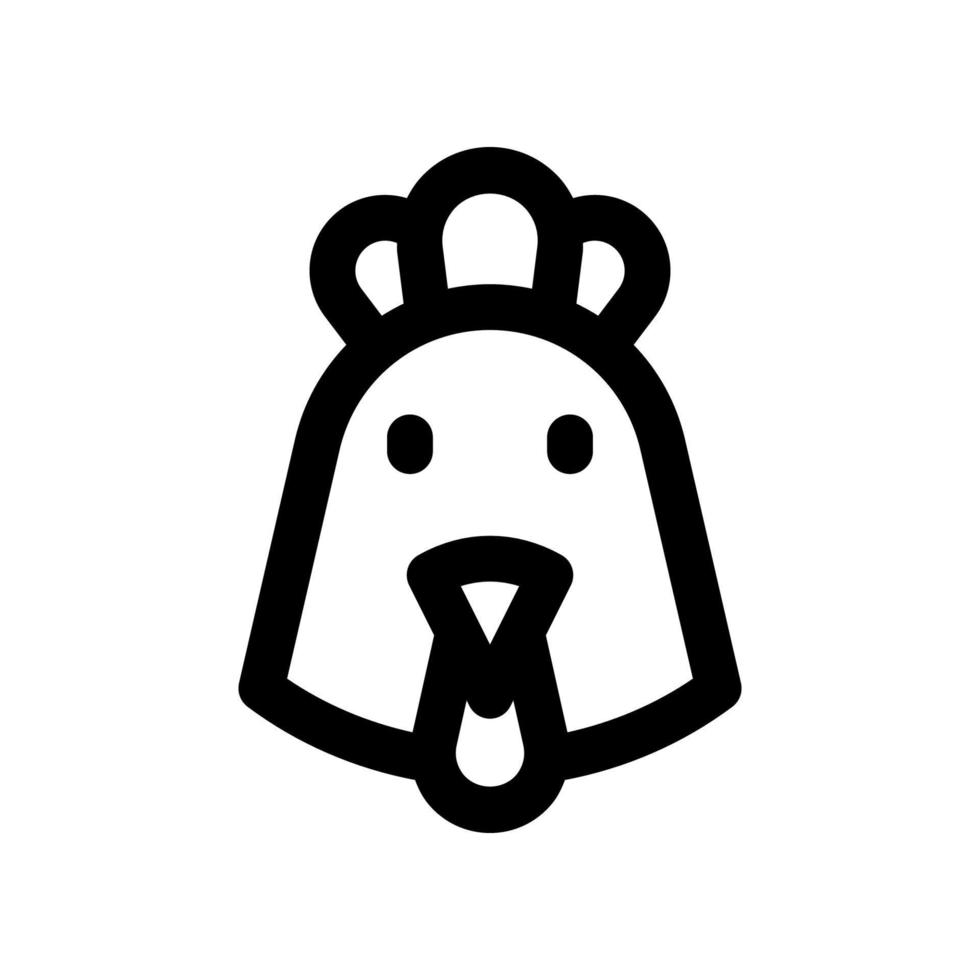 chicken  icon for your website design, logo, app, UI. vector