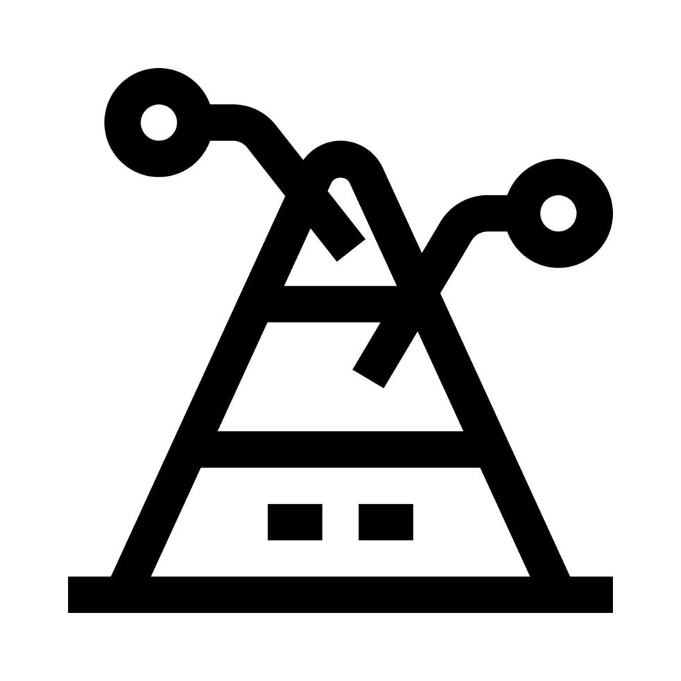 pyramid icon for your website, mobile, presentation, and logo design. vector