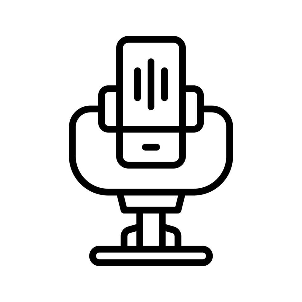 microphone icon for your website, mobile, presentation, and logo design. vector