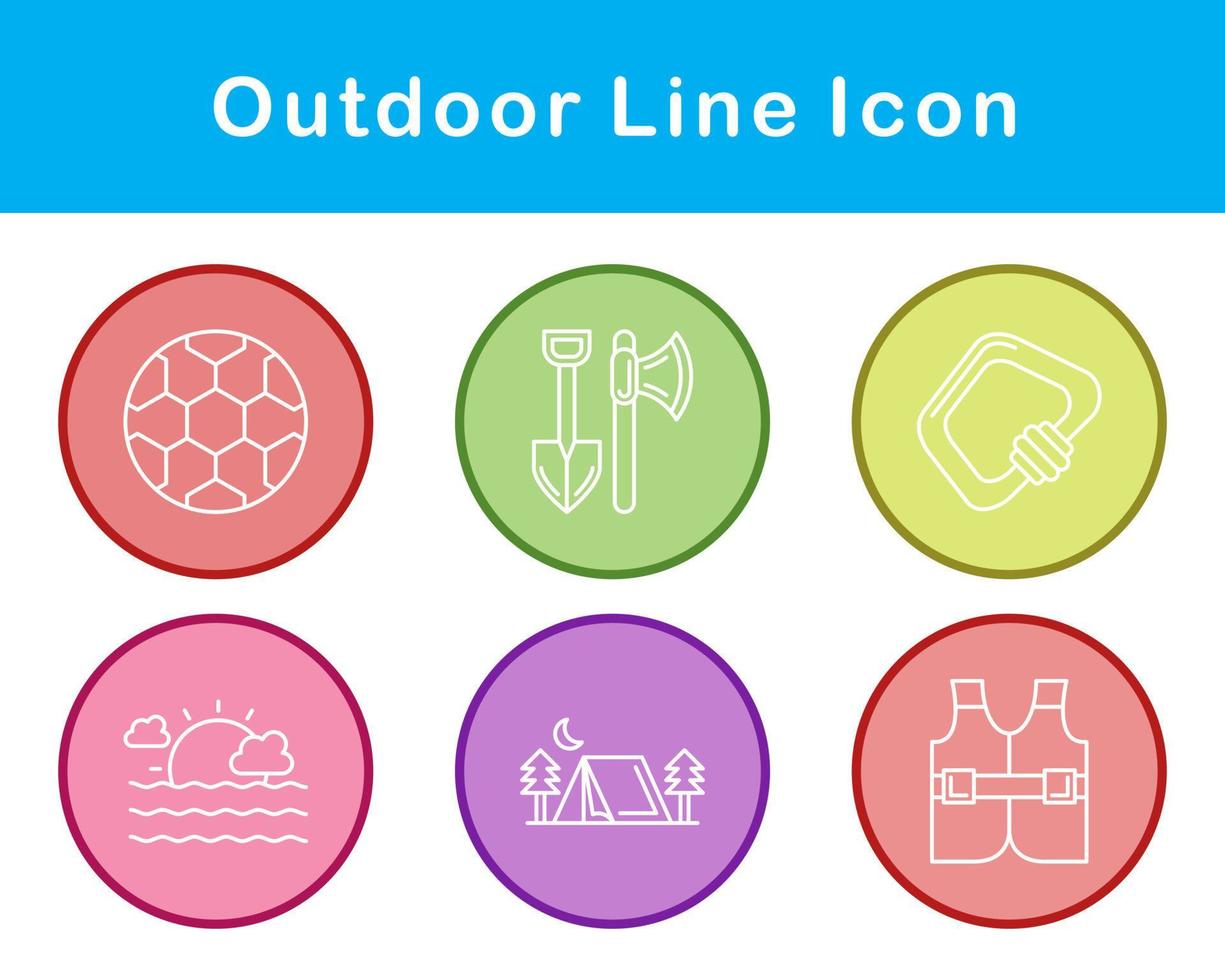 Outdoor Vector Icon Set