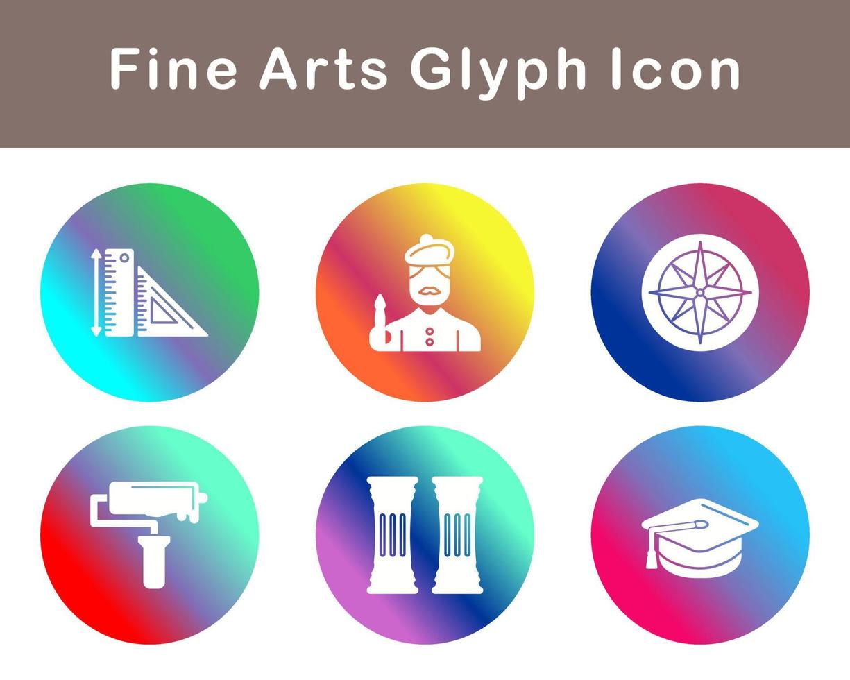 Fine Arts Vector Icon Set