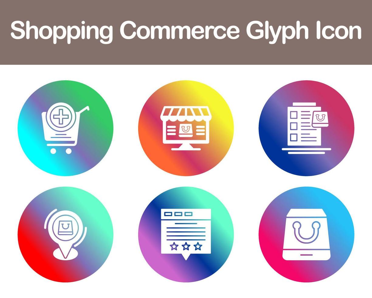 Shopping Commerce Vector Icon Set