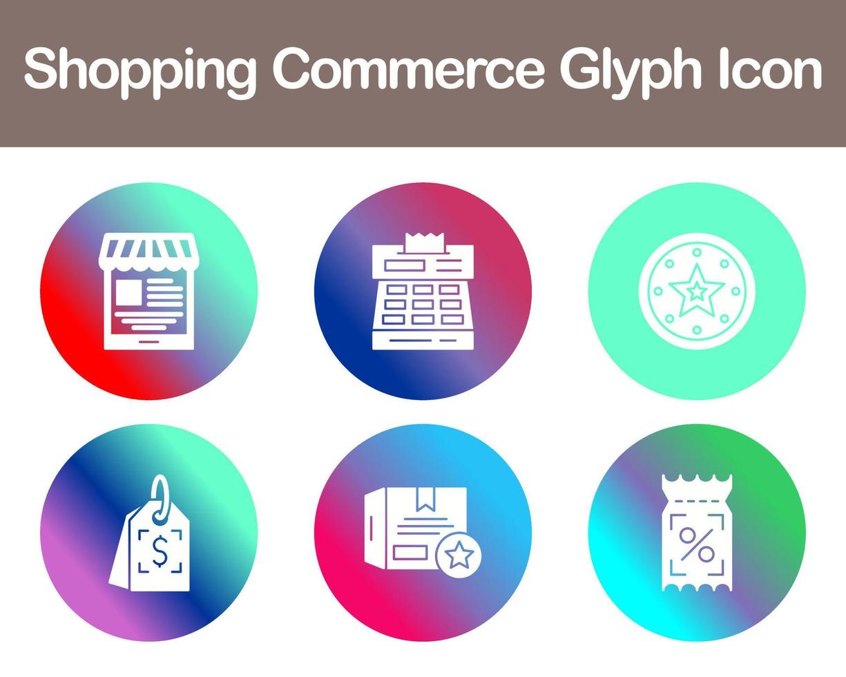 Shopping Commerce Vector Icon Set