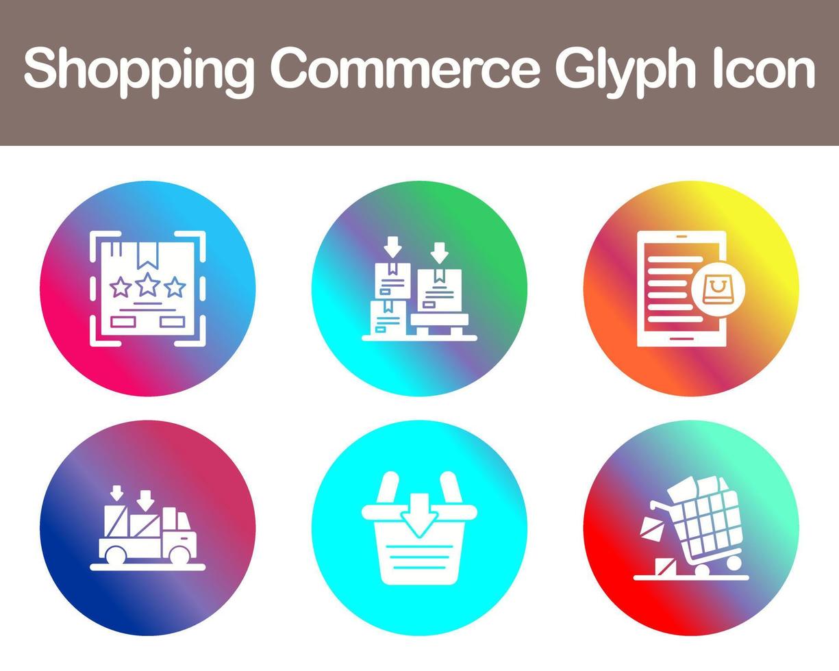 Shopping Commerce Vector Icon Set