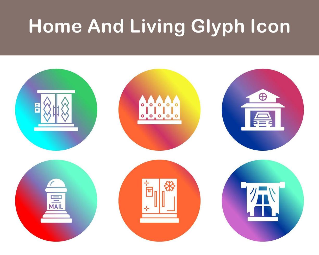 Home And Living Vector Icon Set