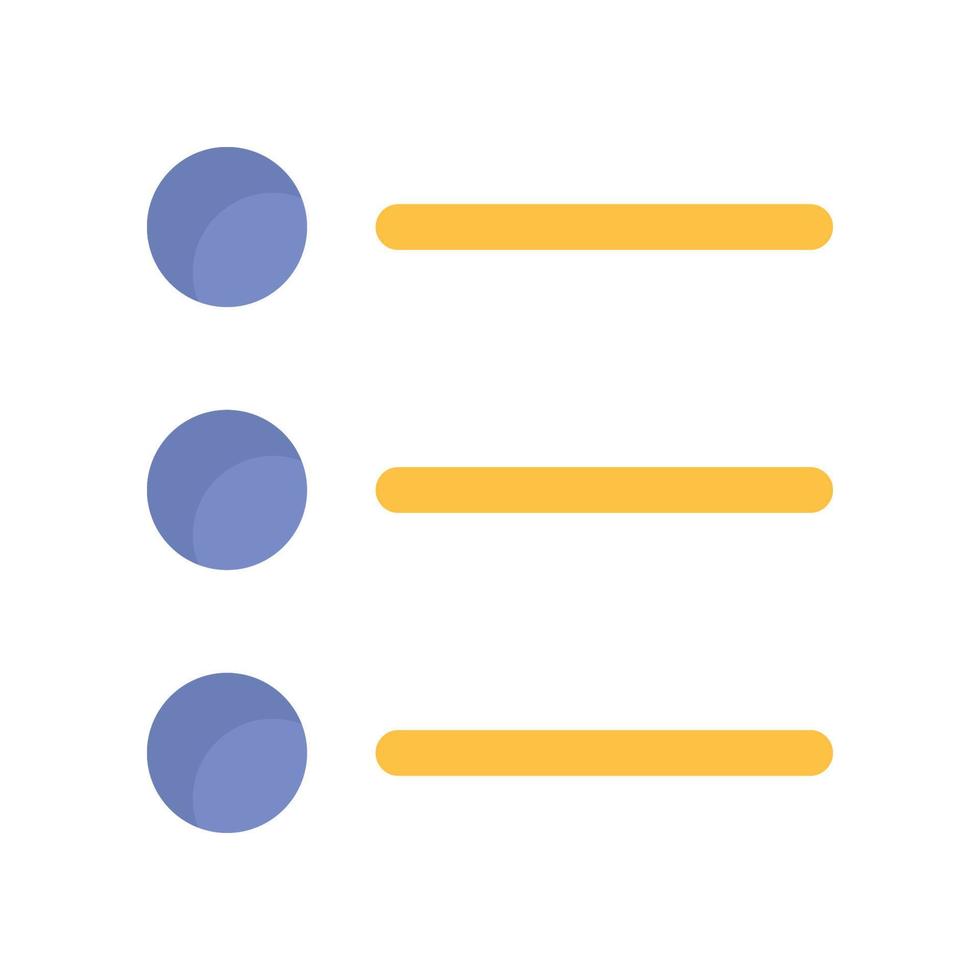 list icon for your website design, logo, app, UI. vector