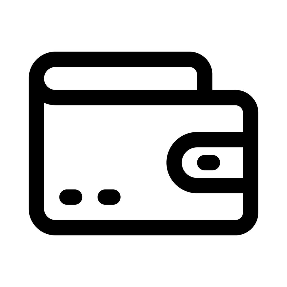 wallet icon for your website, mobile, presentation, and logo design. vector