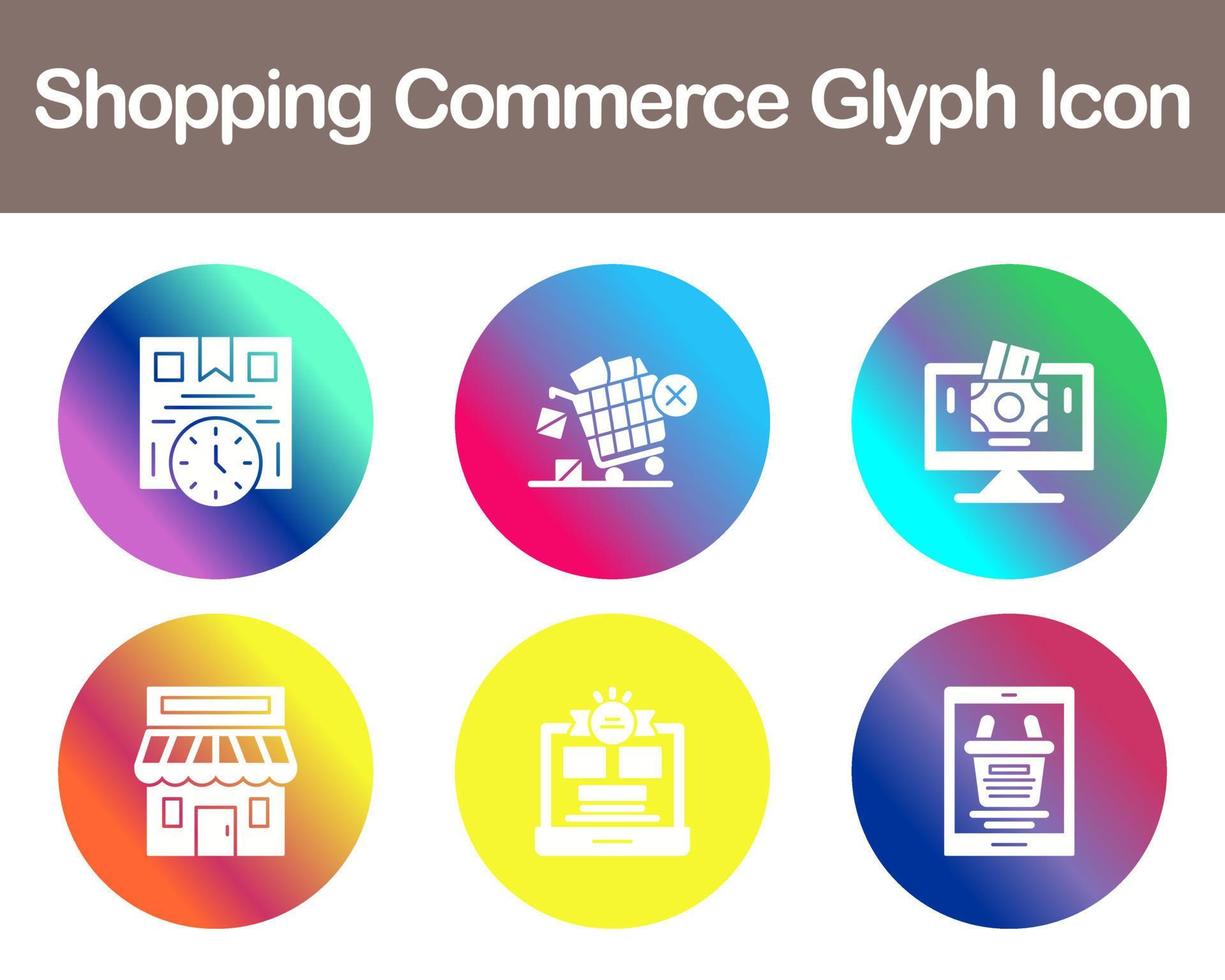 Shopping Commerce Vector Icon Set