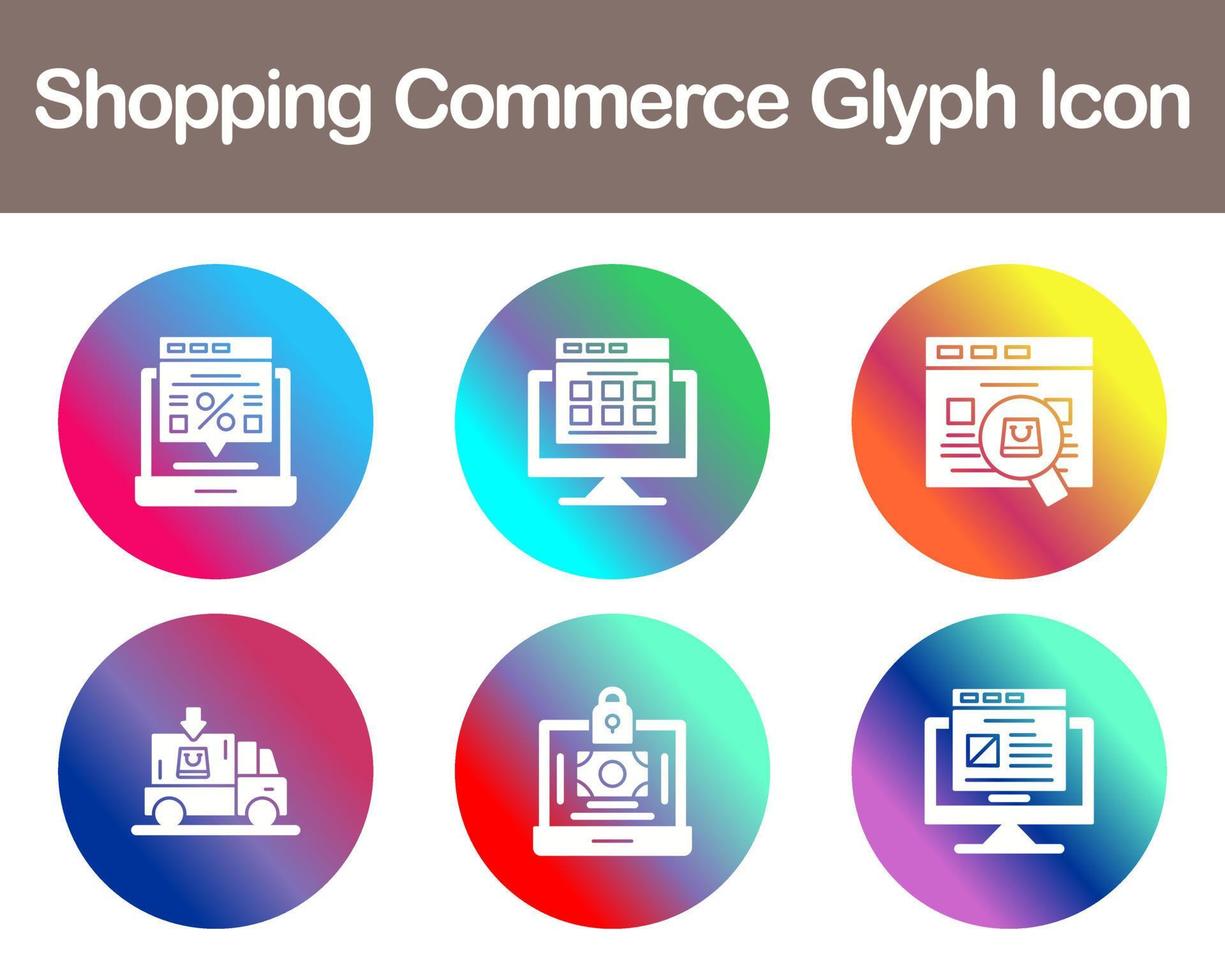 Shopping Commerce Vector Icon Set