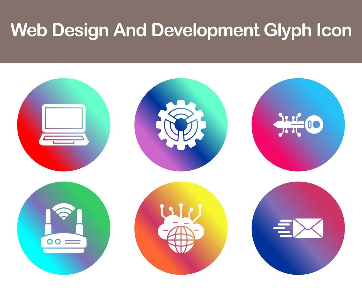 Web Design And Development Vector Icon Set