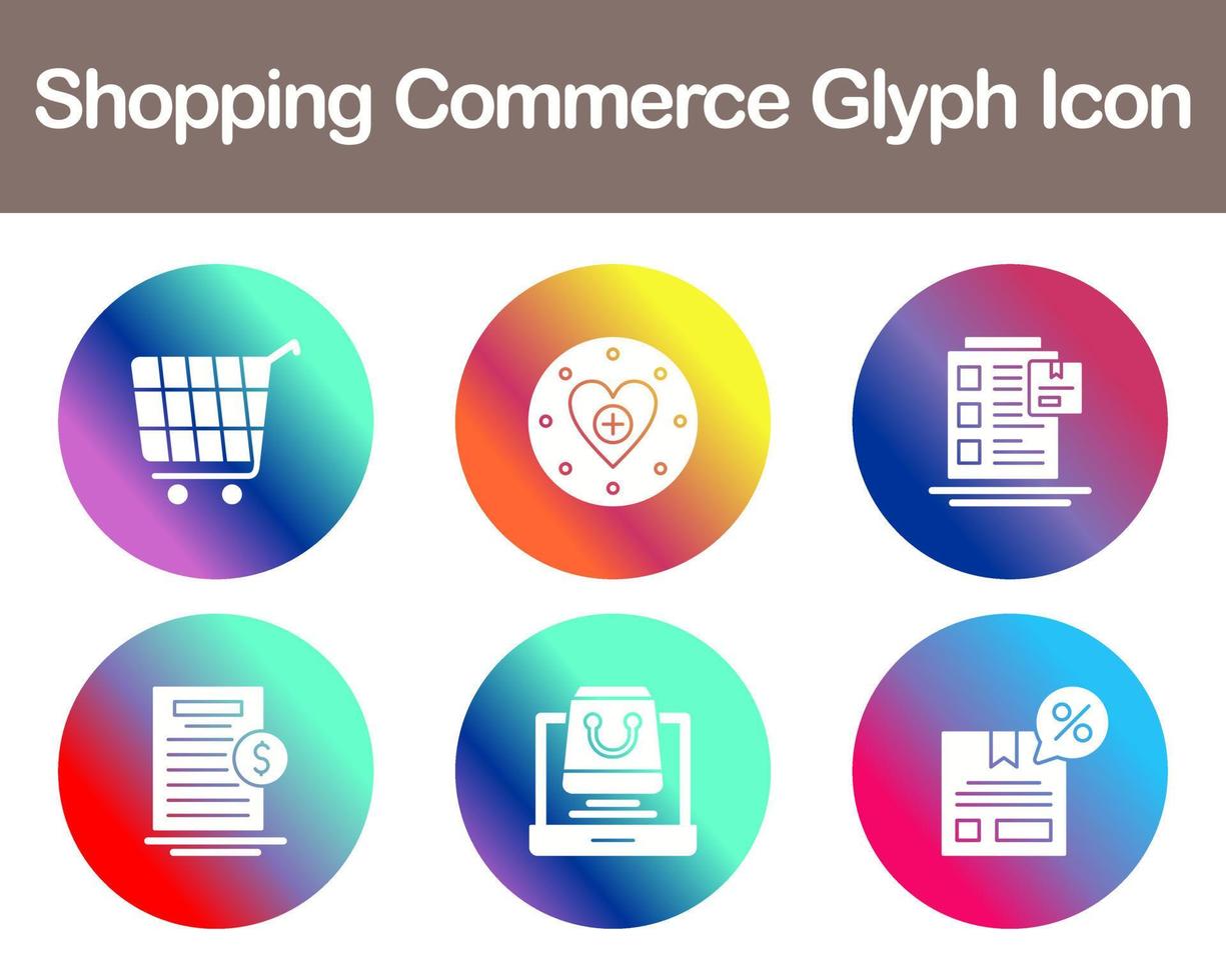 Shopping Commerce Vector Icon Set