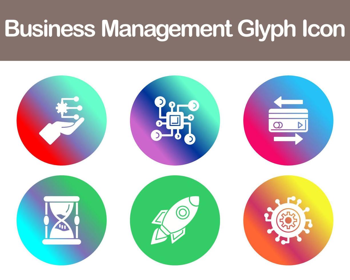 Business Management Vector Icon Set