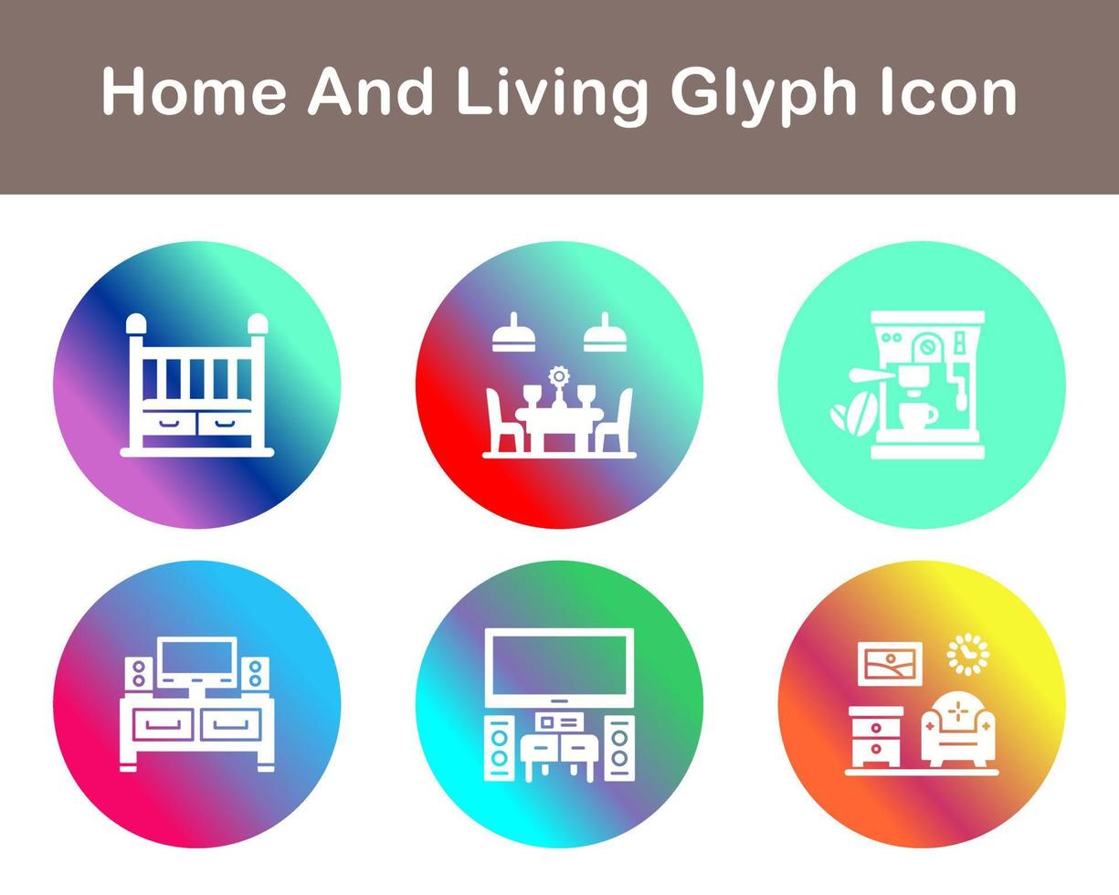 Home And Living Vector Icon Set