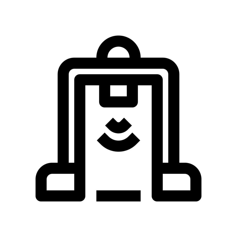 metal detector icon for your website, mobile, presentation, and logo design. vector