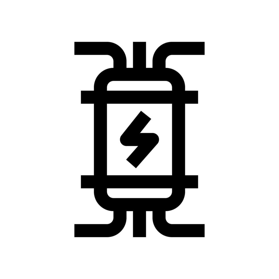 electric fuse icon for your website, mobile, presentation, and logo design. vector