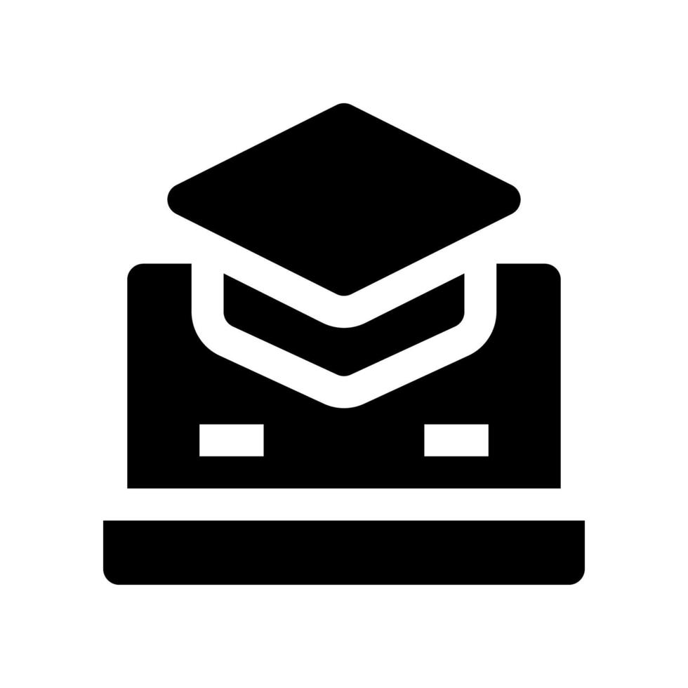 elearning icon for your website, mobile, presentation, and logo design. vector