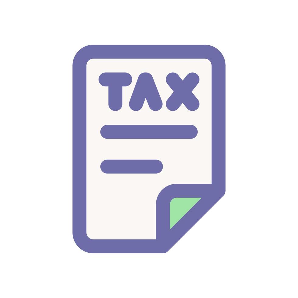 tax icon for your website design, logo, app, UI. vector
