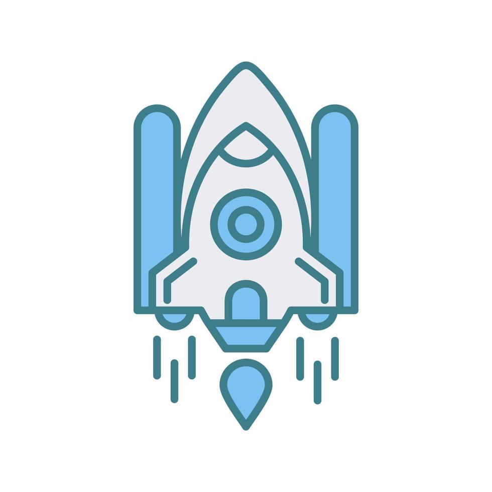 Space Shuttle Vector Icon