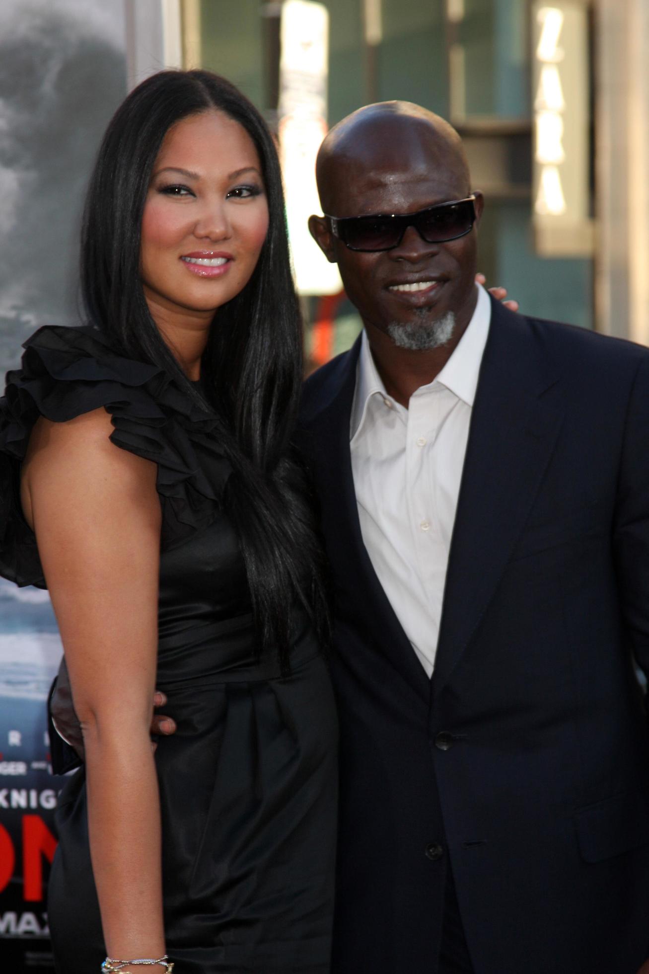 LOS ANGELES JUL 13 Kimora Lee Simmons Djimon Hounsou arrive at the LOS ANGELES JUL 13 Kimora Lee Simmons Djimon Hounsou arrive at the