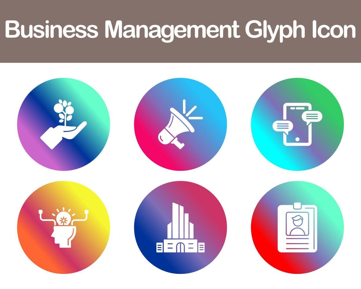 Business Management Vector Icon Set