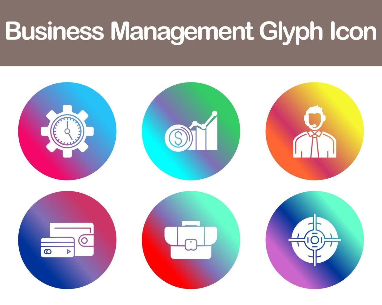 Business Management Vector Icon Set