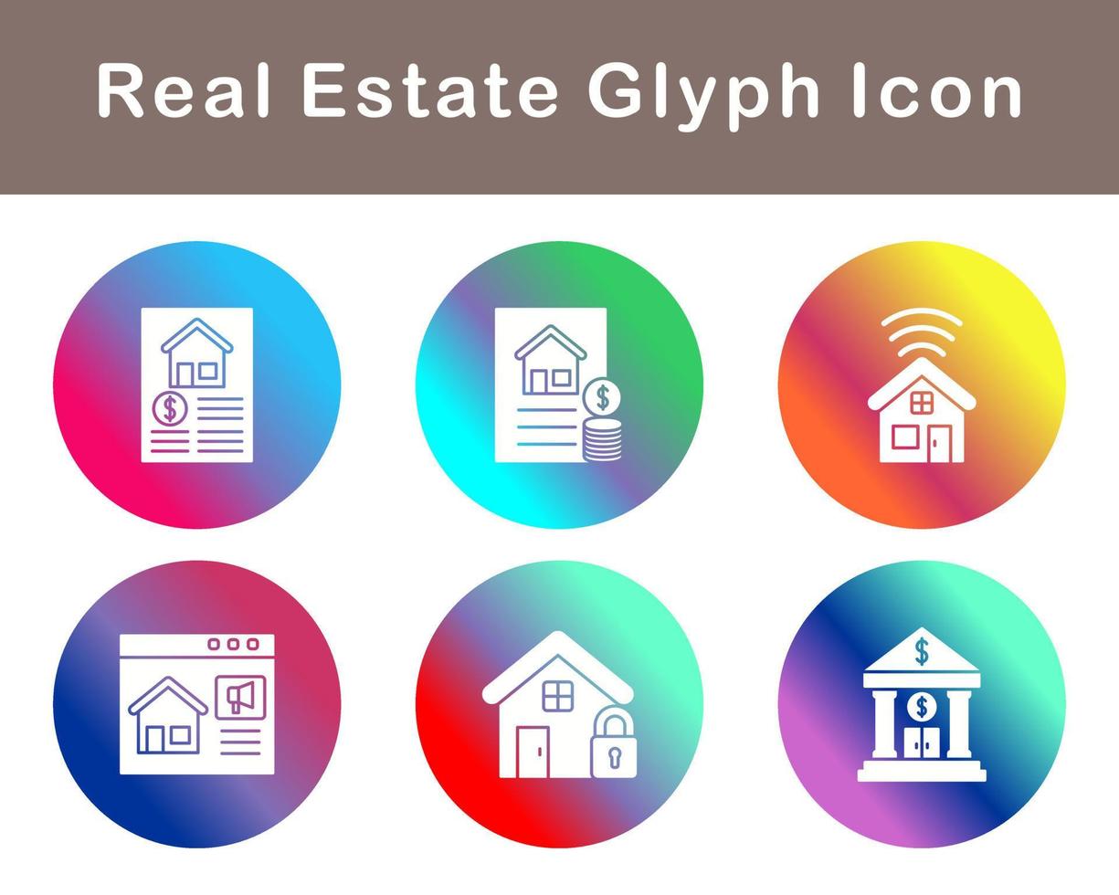 Real Estate Vector Icon Set