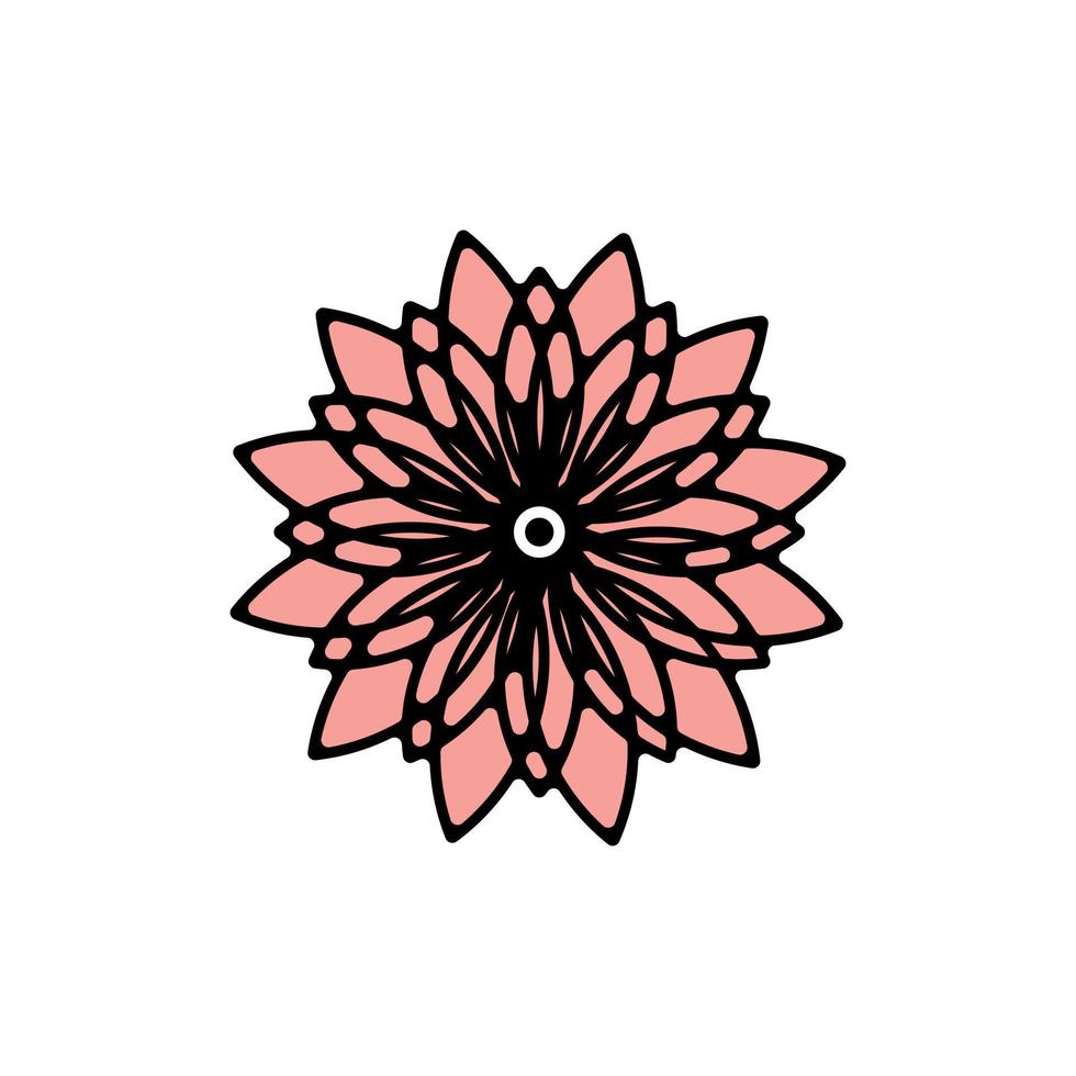 flor belleza naturaleza línea moderno creativo logo vector