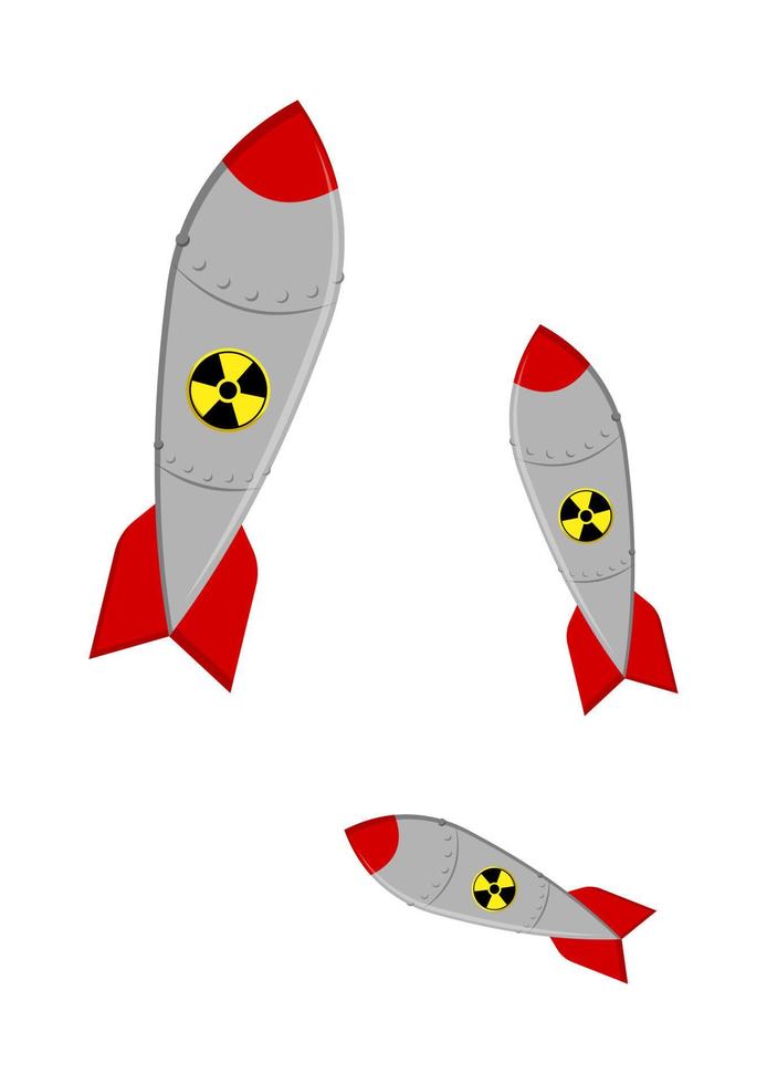 nuclear bomba arma clipart vector