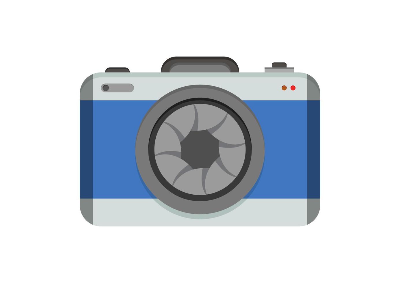 Digital Camera Clipart Vector Isolated On White Background